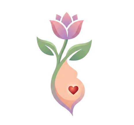 شعار تطبيق أمومة لمتابعة الحمل ورعاية الطفل - Motherhood App Logo